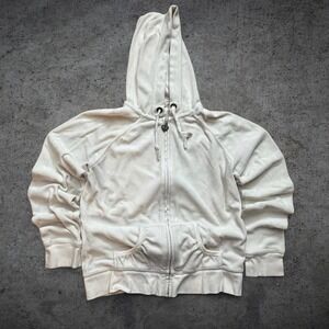 Vintage Old Navy Intimates Velour Full Zip Hoodie Women's Size Small Y2K 2000s